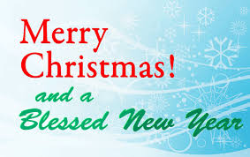Merry Christmas and a Blessed New Year!