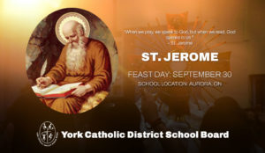FEAST DAY: September 30, St. Jerome